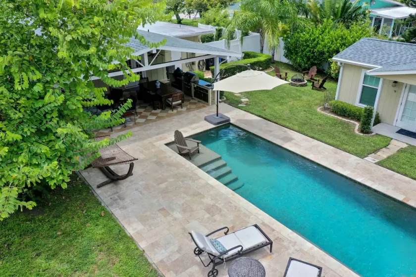 One-of-a-Kind Home! Pet Friendly, Fenced, Private Pool! 1 mi to Downtown & Beach - Image 1