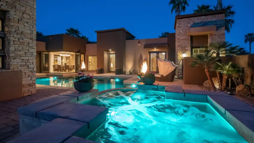 Rancho Mirage Estate. Basketball, fire pit, pool/spa, putting green w sand trap. - Image 1