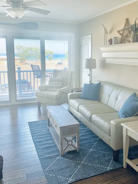 Right across from Beach and Grand Haven Pier!  Beautiful Lake and Sunset Views! - Image 1
