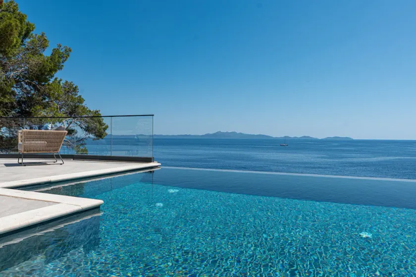 Beachfront Villa Aquamarin with Pool - Image 1