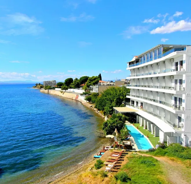 Greek Seafront Resort with capacity up to 80 persons 1 hour from Athens Airport - Image 1