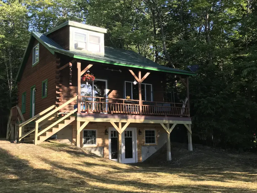 3BR, 2BA Log Kabine auf Big Indian Lake - Image 1