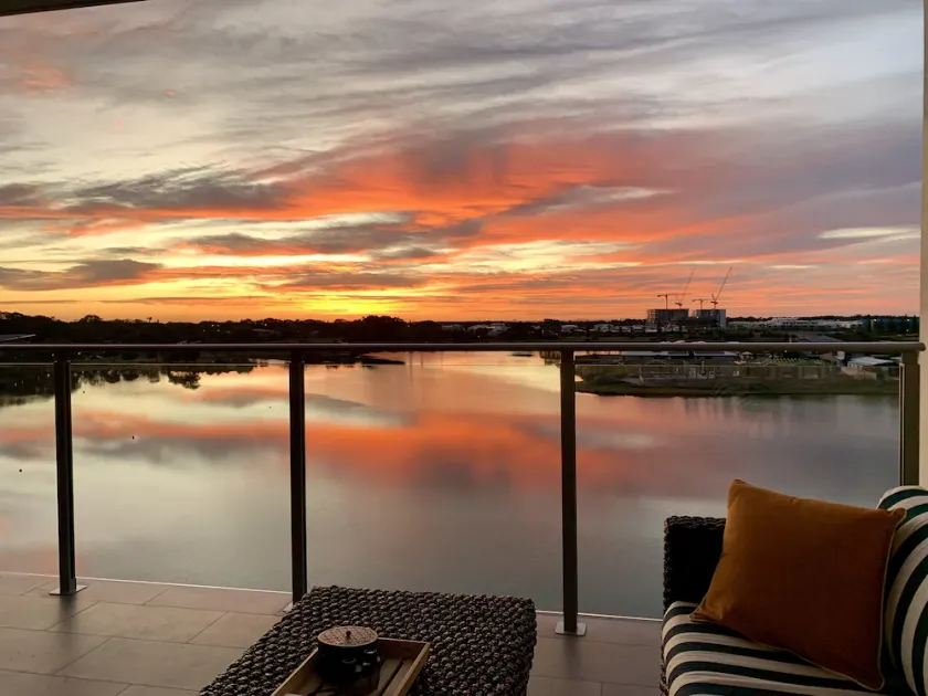 Serene coastal waterfront apartment, private oasis, daily sunrises over ocean. - Image 1