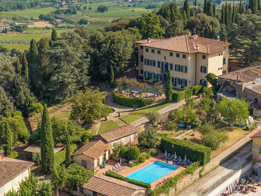 Eksklusiv Villa 18. århundrede, med pool. Fin vingård i Chianti centrale Toscana - Image 1
