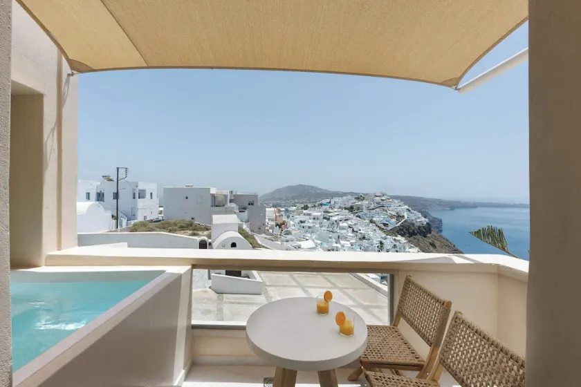 Jaccuzzi Romantic Suite in Firostefani,sea view! - Image 1