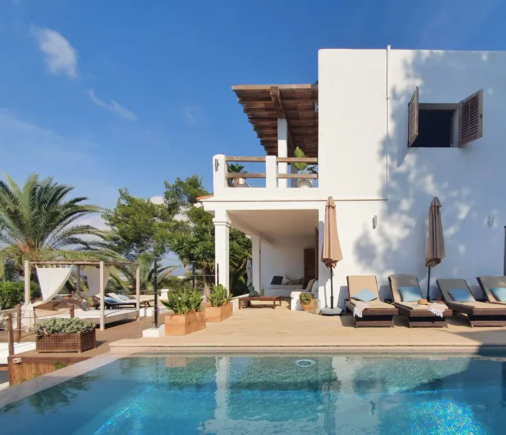 Fantastique villa de 5 chambres avec vue sur la mer, couchers de soleil et piscine près de Cala Bassa - Image 1