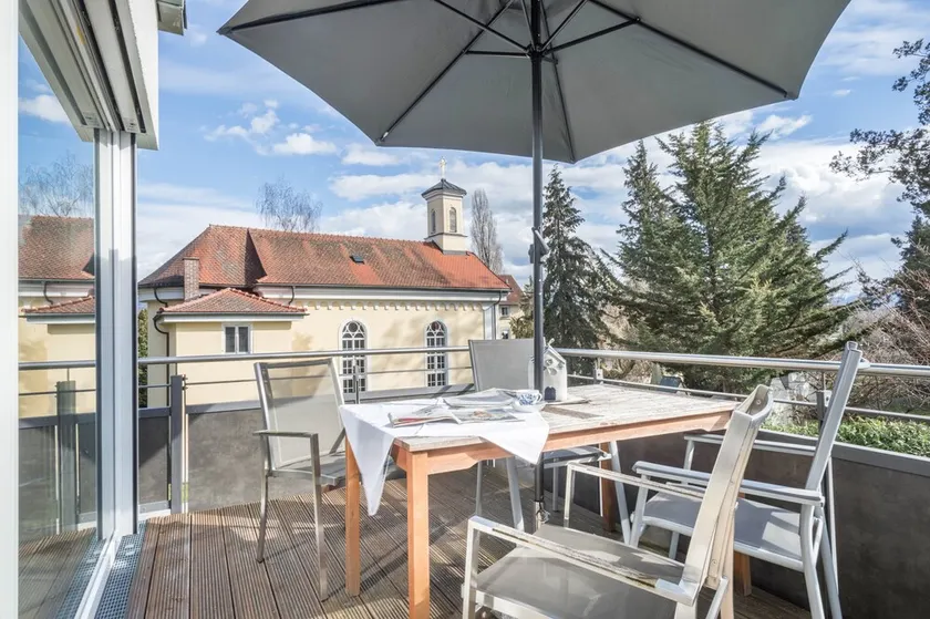 Ferienwohnung 'Parkside' mit Bergblick, Balkon und WLAN - Image 1