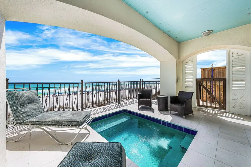 SEA LA VIE- BEACHFRONT, HUNDE OK, KOSTENLOSER STRANDSERVICE, PRIVATE SPLASH POOL !! - Image 1