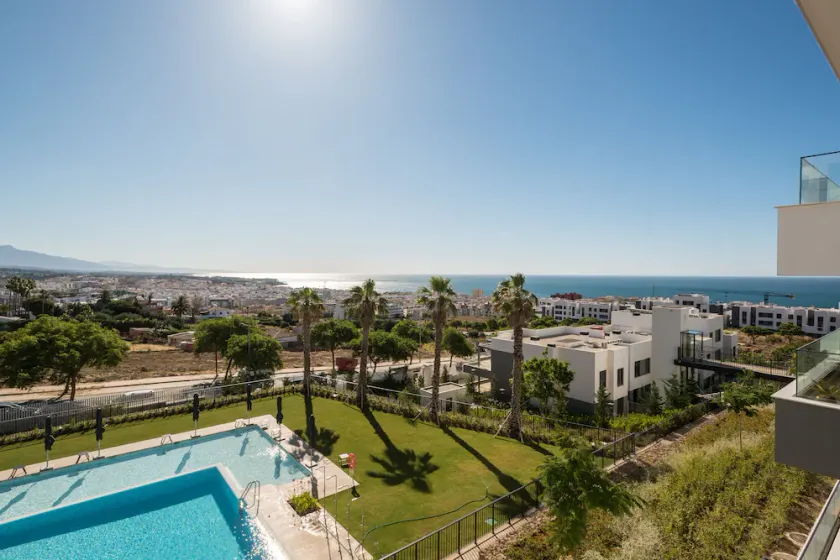 New built apartment w Fantastic views over Estepona w In/outdoor Pool & Gym - Image 1