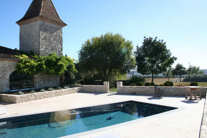 Casa di campagna ristrutturata con piscina e colombaia a 1 km da La Romieu - Image 1
