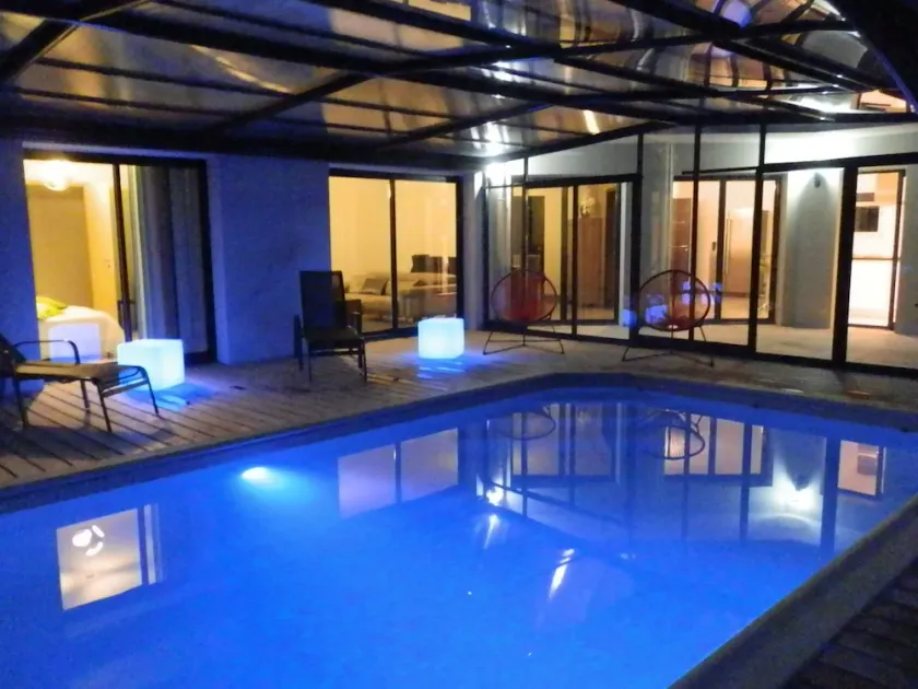 DOËLAN, Villa ***** 12 p ,, indendørs opvarmet pool, spa, sauna, billard - Image 1