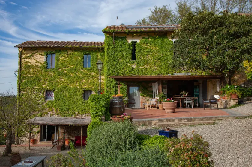Villa mit Pool in den Chianti-Hügeln zwischen Florenz und Siena für 14 Personen - Image 1