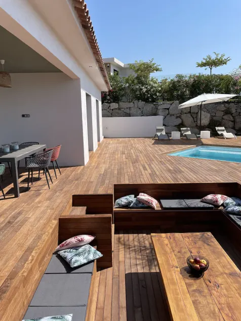 Villa avec piscine et belle vue mer proche des plages et commerces - Image 1