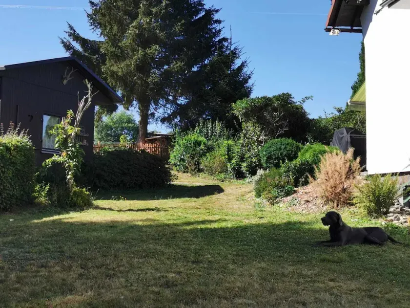 Wonderful view, fireplace, wellness hut, fenced garden, garden pond - Image 1