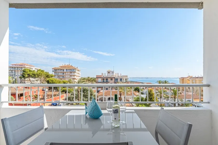 Apartment 'Beach Front Sea View Punta Prima' with Sea View, Wi-Fi and Air Conditioning - Image 1