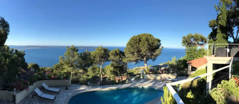 Villa 14 voksne / 6 soveværelser / 4SDB, privat pool, panoramaudsigt over øerne, aircondition. - Image 1