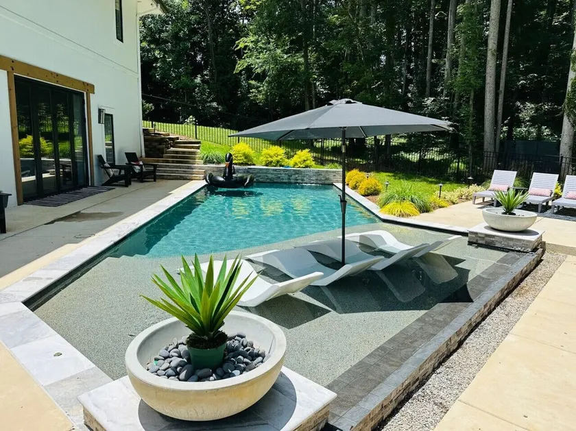 Living the Dream: Luxurious Lakeside Home with New Private Pool and Poolhouse - Image 1