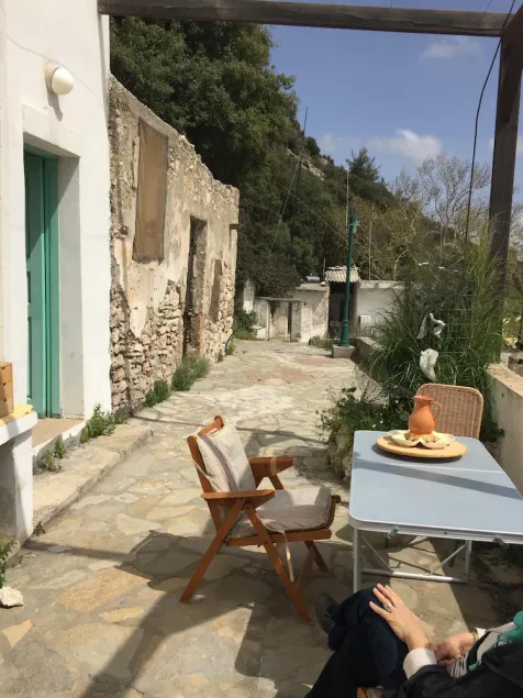 Traditional house in Platania village, Rhodes, Greece. - Image 1