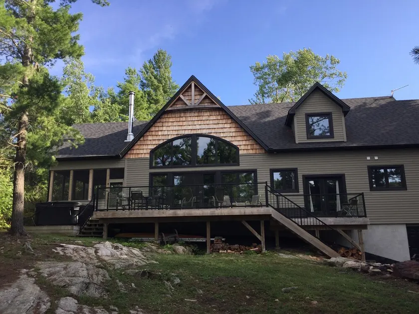 New Luxury Cottage in Muskoka that blends new finishes with a cottage feel - Image 1