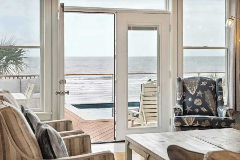 Oceanfront w/ Pool, Panoramic Deck Views, 5bdr Folly Ocean Breeze by Avantstay - Image 1