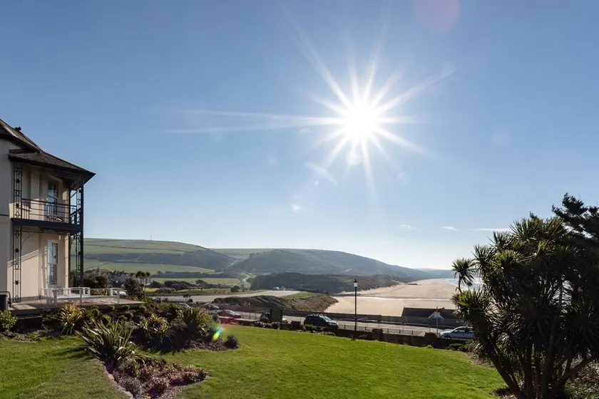5* luxury pet friendly house in Woolacombe with hot tub and sea views - Image 1