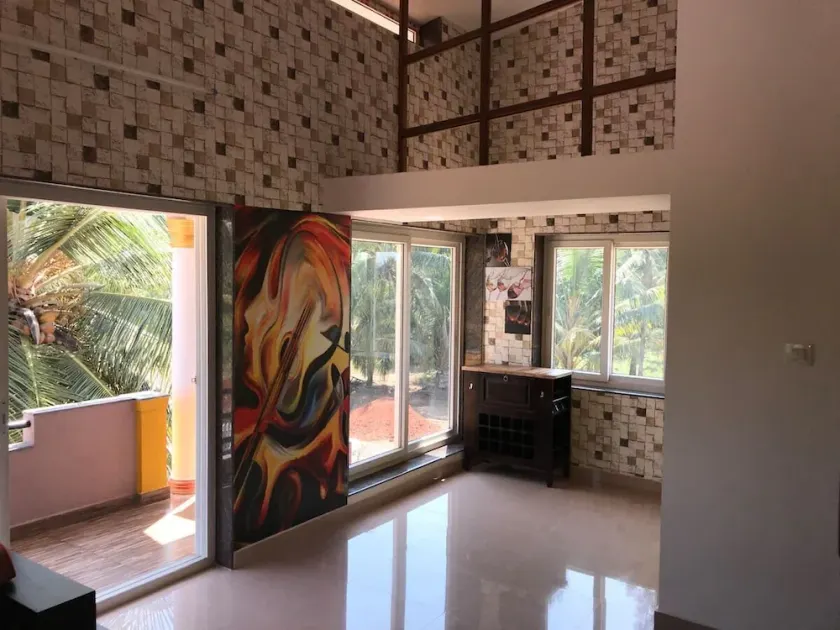 Guest House with 3 bed & 2 bathrooms, on the banks of River Nandini and Beaches - Image 1