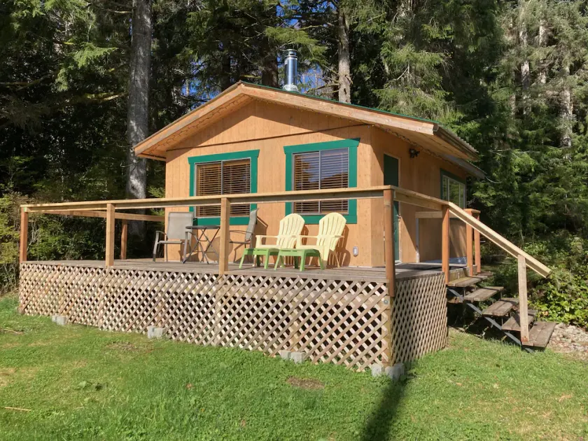 Ocean Front wilderness Cabin, brand new - Spa bathroom, fully equipped Kitchen - Image 1