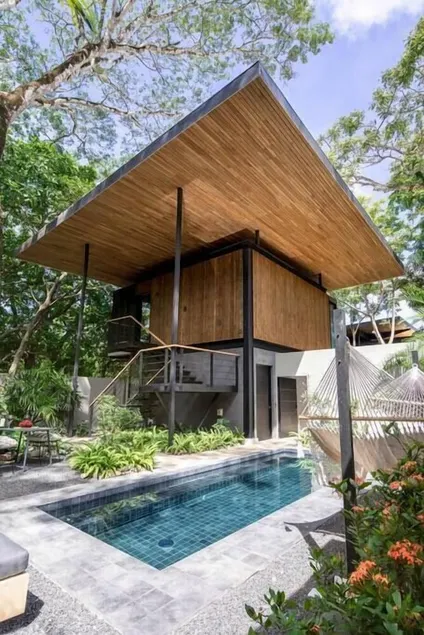 Raintree Studio, Jungle Oasis with modern notes. Long term rental available. - Image 1