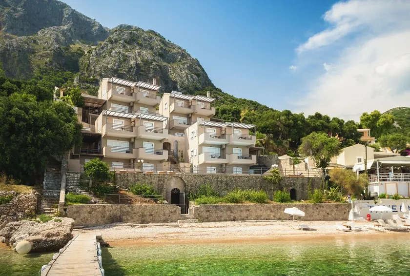 Beachfront elegant villas complex with pool, sea view & boat slip access - Image 1