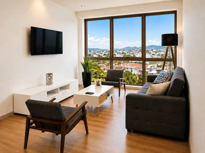 Beautifully furnished in a chic minimalist style 1 BR high speed WIFI - Image 1
