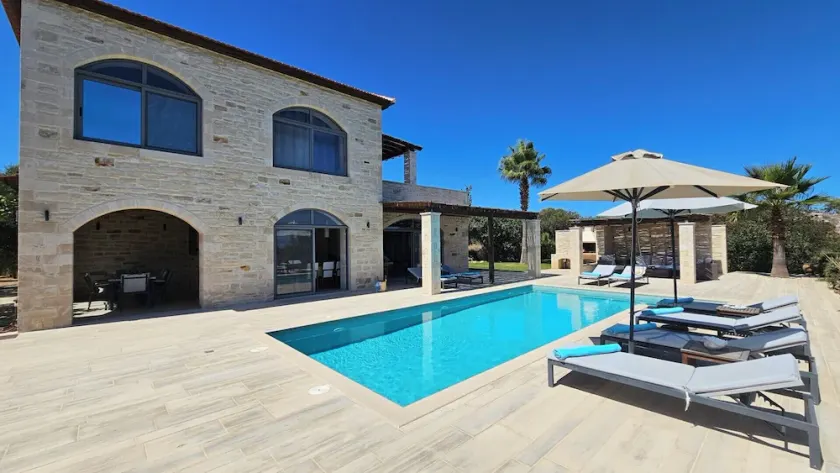 Pierre naturelle - Villa Lemoni avec une vue fantastique et piscine - Image 1