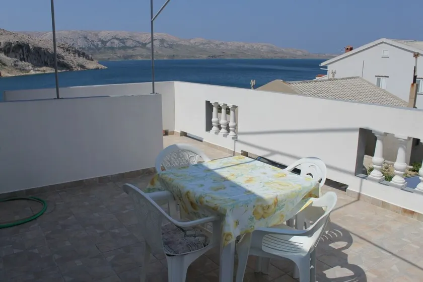 One bedroom apartment with terrace and sea view Metajna, Pag (A-6336-d) - Image 1