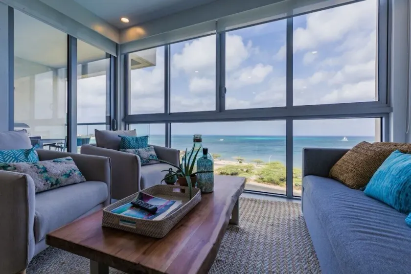 Aruba Luxury Beach Oceanfront residence at Azure minutes to Eagle and Palm beach - Image 1