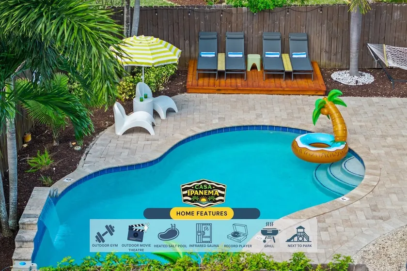 Heated Pool, Outdoor Movie Theater, Gym, Sauna, EV Charger | Near Wilton Drive - Image 1