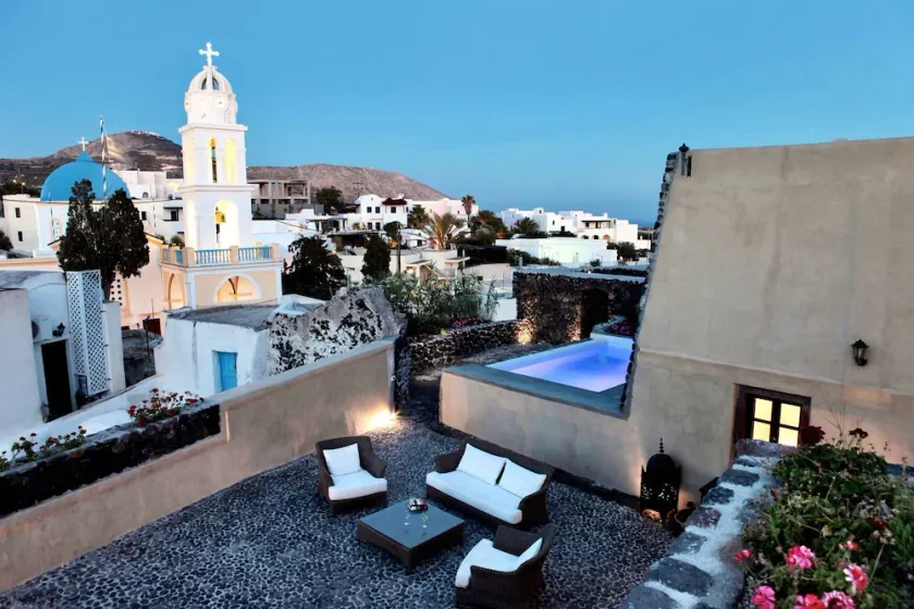 Super Luxury Santorini Villa Mansion Kyani Private Pool - Image 1
