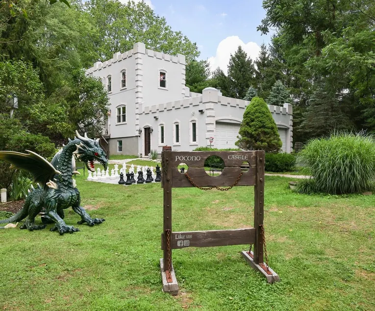 Luxury POCONO CASTLE  w/ ESCAPE ROOM, Private Pond, Boats, Sauna & Hot Tub - Image 1