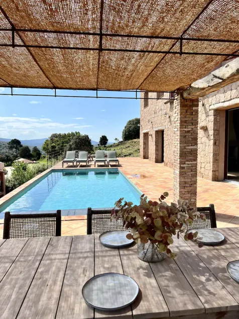Corsican stone residence “Anna” with sea view and private swimming pool. - Image 1
