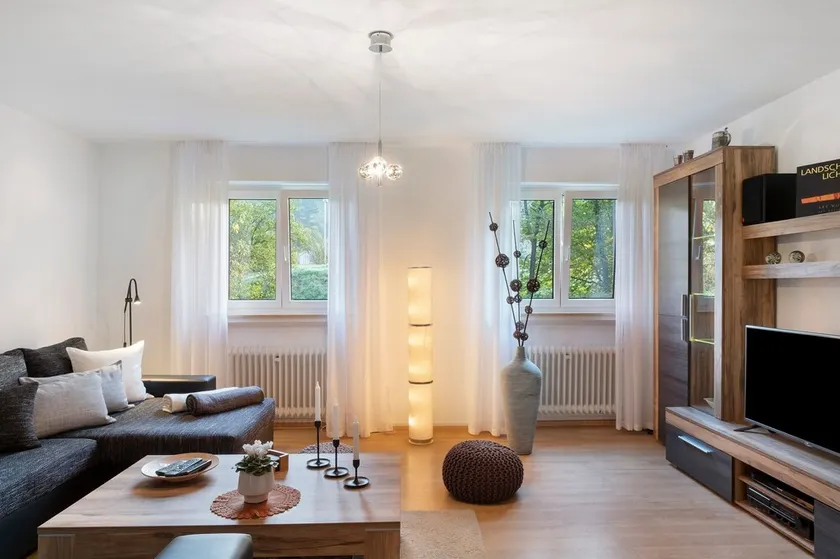 Holiday flat ‘Am Dorfbach’ with private outdoor seating and Wi-Fi - Image 1