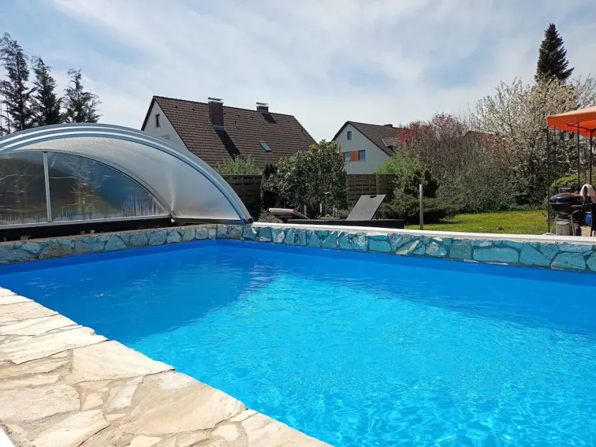Mod. Apartment. with pool u. Veranda am Brombachsee - Wellness Oasis. Dogs welcome - Image 1