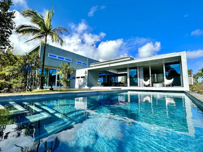 Lava Flow House Pool Ocean View Kehena Beach w A/C - Image 1