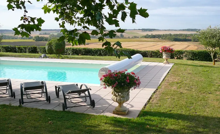 Charmantes Ferienhaus in Touraine mit beheiztem Pool, Panoramablick für 5 Personen. - Image 1