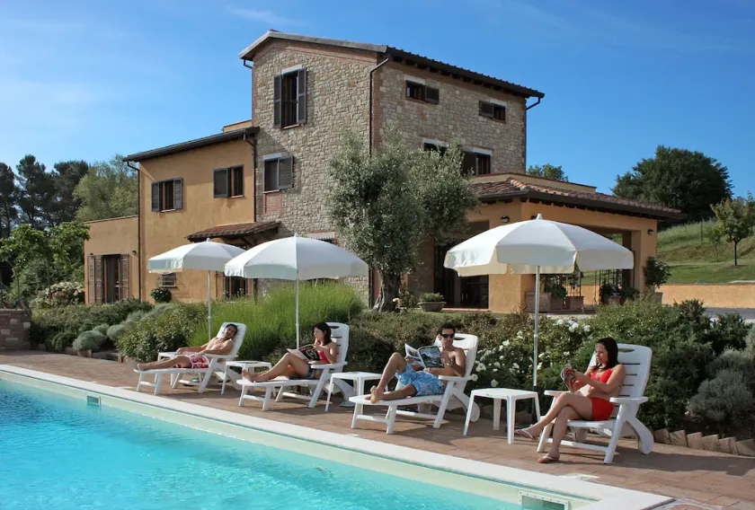 Villa 'Pian del Rocchio' - Wunderschönes Landhaus in einer üppigen umbrischen Hochebene - Image 1