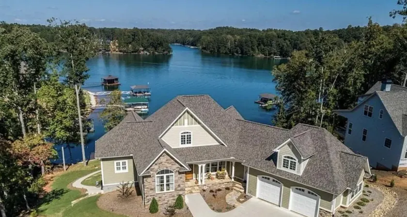 New! Lakefront with Views from Every Window - With Dock, Fire Pit, BBQ, Kayaks - Image 1