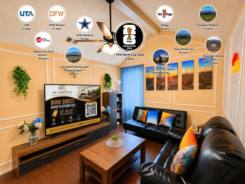 Sleeps 8. No Stairs, Carpet-Free Near Stadiums - Image 1