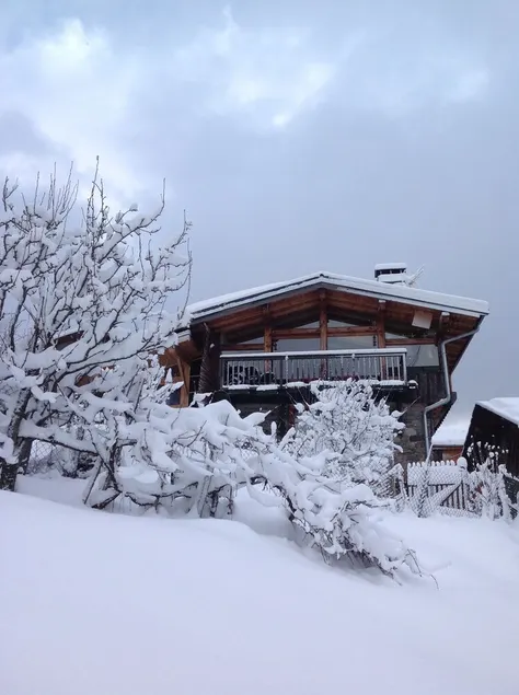 Close to Courchevel and the 3 valleys, traditional chalet with panoramic view - Image 1