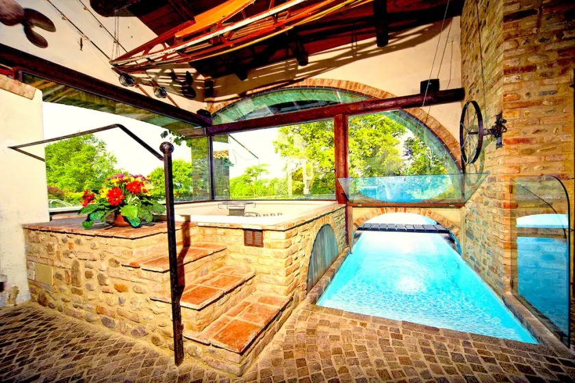 Villa con piscina in esclusiva 8 x18  per 10 persone, piccola SPA e biliardo. - Image 1