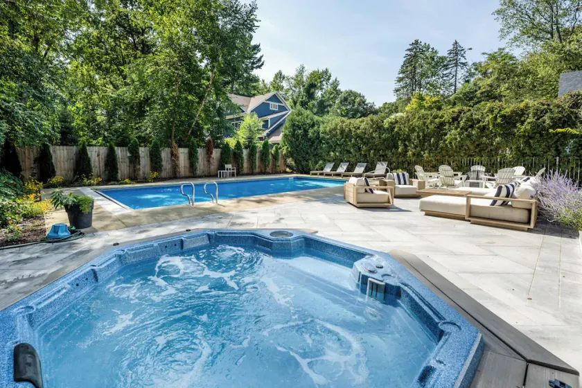 2027 OPEN! Union Pier Home With Pool and Hot Tub! Close To Private Beach! - Image 1