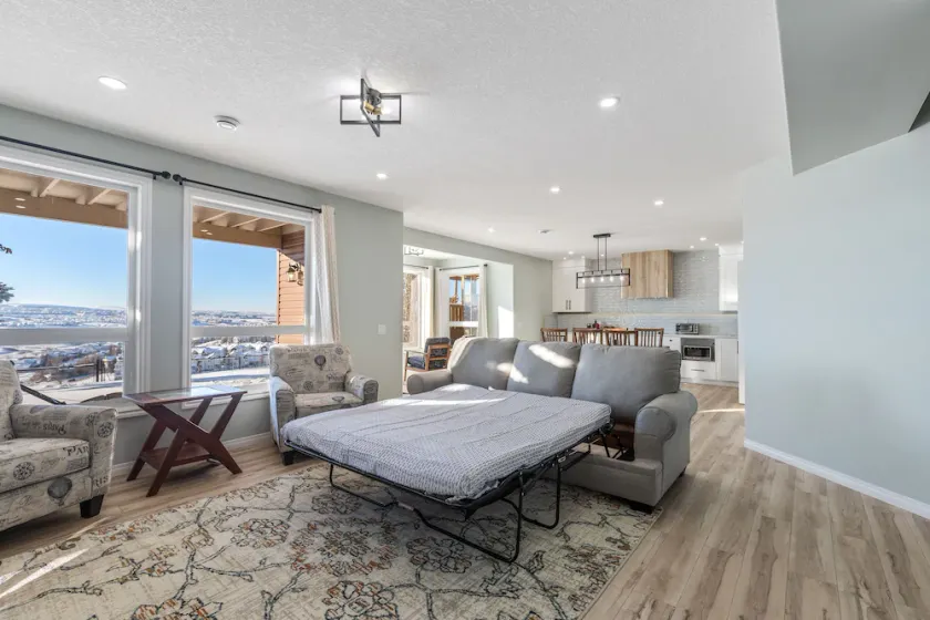 1 bedroom and kitchen place with a valley scenery view & free parking - Image 1
