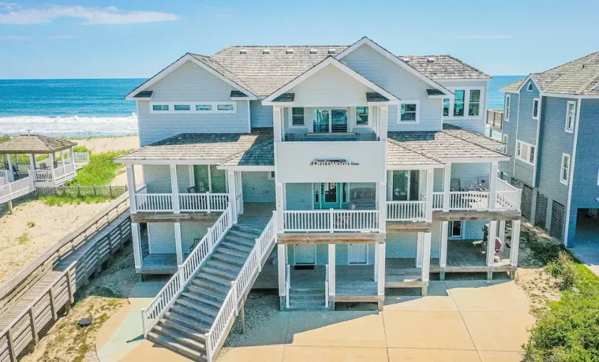 Driftwood - Village at Nags Head MP 15, Oceanfront, Elevator, Pool, Hot Tub, Pool Table, Pets OK - Image 1