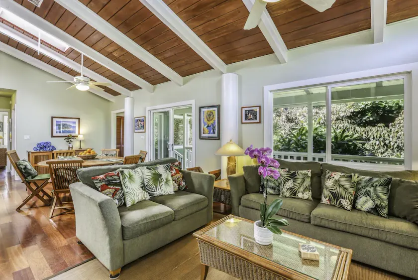 Haena Place, Walk to Beach Tropical Home TVNC#4232 - Image 1